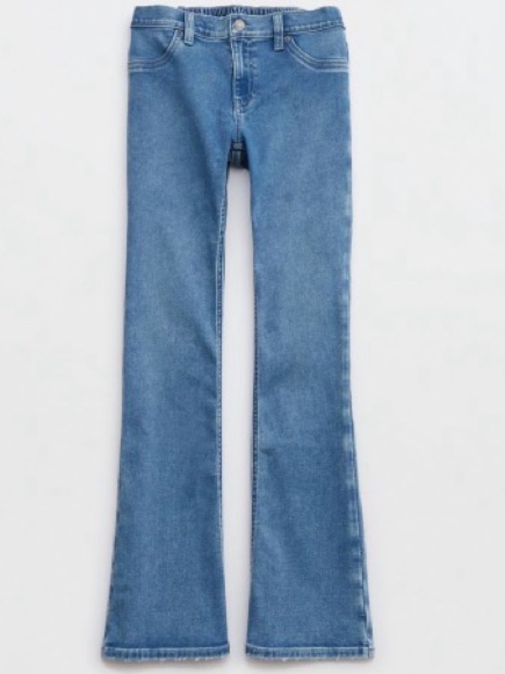 aerie Blue Denim Pull-On Jeans